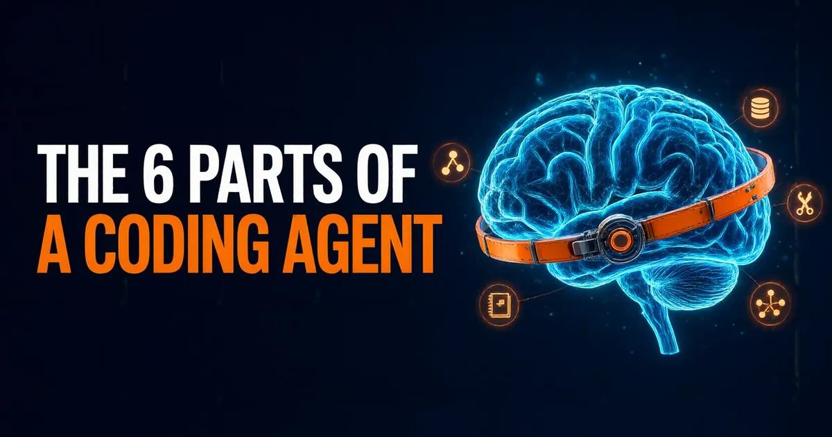 The six components of a coding agent