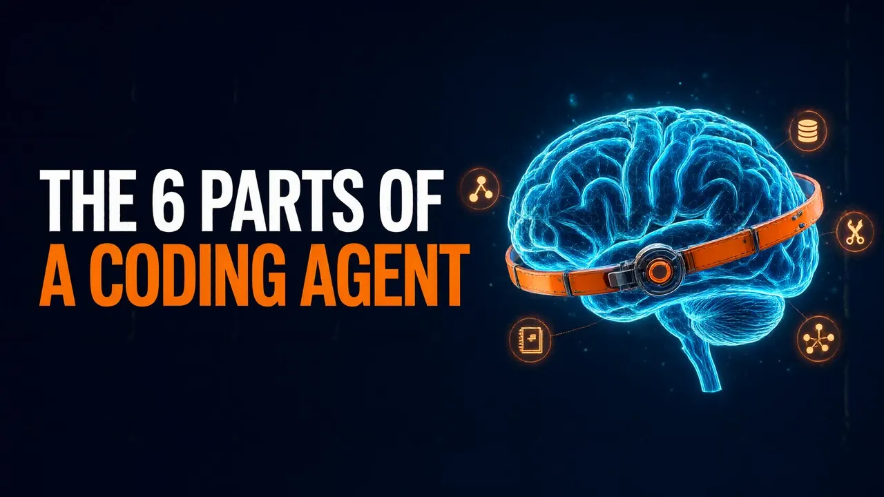 The 6 components of a coding agent (and why Claude Code feels smarter than a chat)