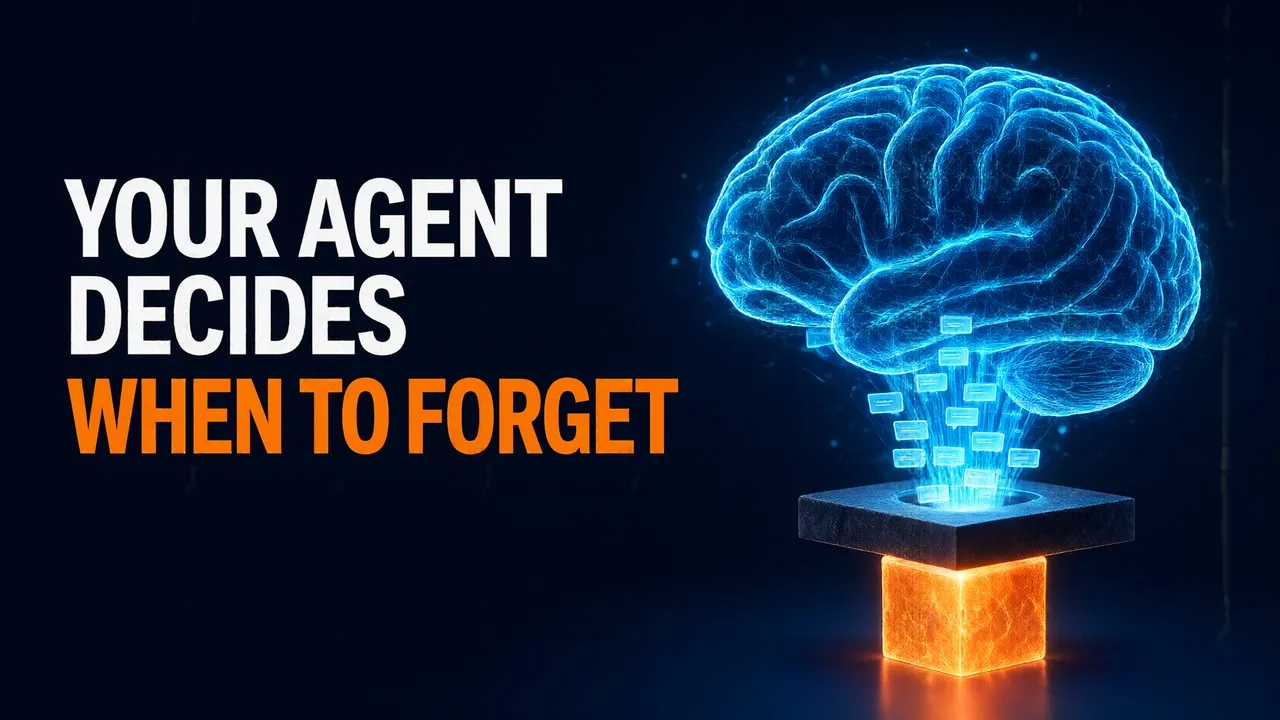Your AI agent should decide when to forget: LangChain's autonomous context compression