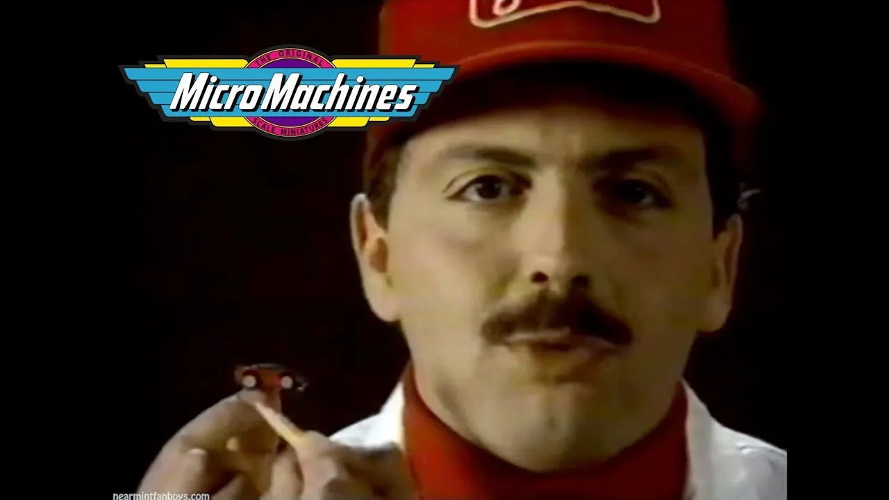 1987 Micro Machines Car & Playset Commercial (John Moschitta, the Micro Machine Man)